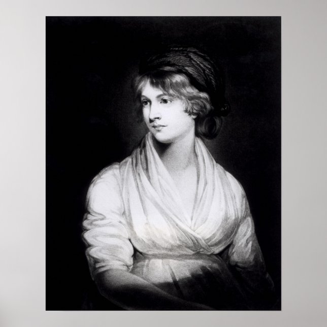 Portrait von Mary Wollstonecraft Godwin Poster (Vorne)