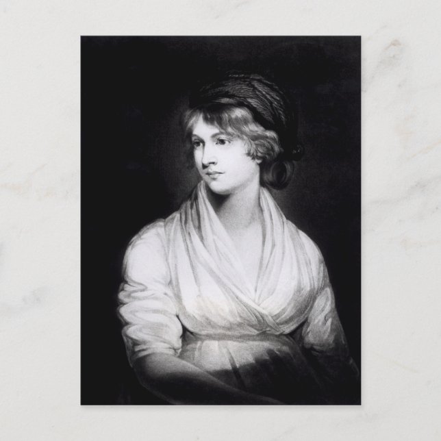 Portrait von Mary Wollstonecraft Godwin Postkarte (Vorderseite)