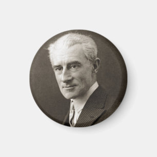 Portrait von Maurice Ravel (c. 1925) Magnet