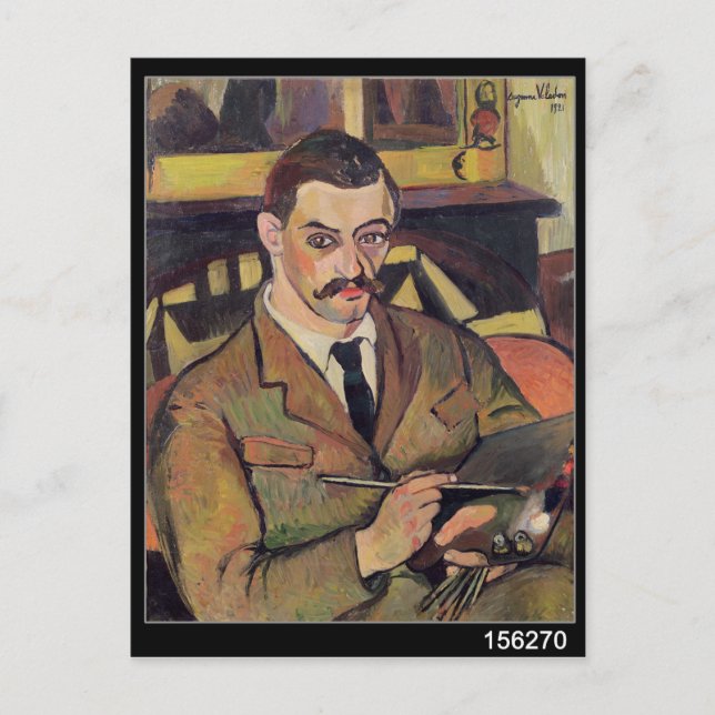 Portrait von Maurice Utrillo 1921 Postkarte (Vorderseite)