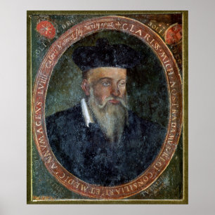 Portrait von Michel de Nostradame Poster