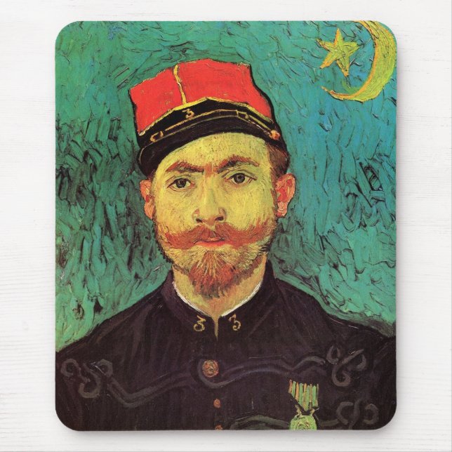 Portrait von Milliet, The Lover von Vincent van Go Mousepad (Vorne)