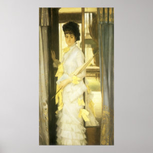 Portrait von Miss Lloyd von Tissot, Vintages Portr Poster