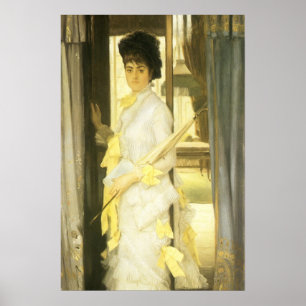 Portrait von Miss Lloyd von Tissot, Vintages Portr Poster