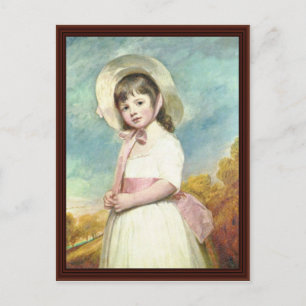 Portrait von Miss Willoughby von George Romney Postkarte
