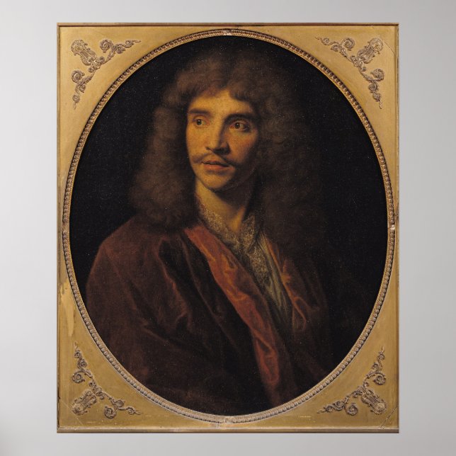 Portrait von Moliere Poster (Vorne)