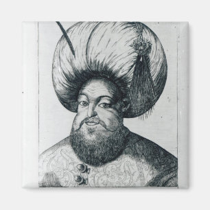 Portrait von Murad III Magnet