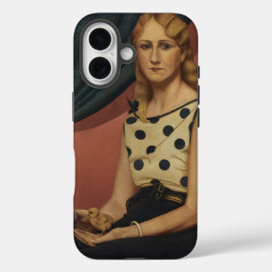 Portrait von Nan Wood Graham von Grant Wood iPhone 16 Hülle