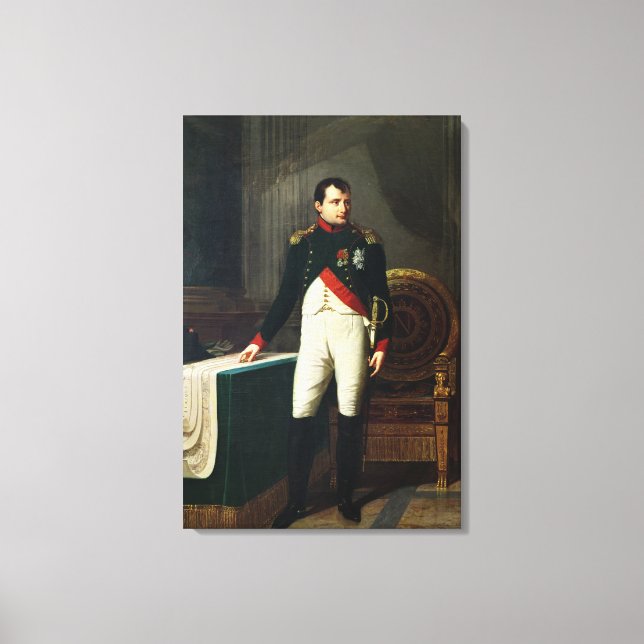 Portrait von Napoleon Bonaparte 1809 Leinwanddruck (Vorderseite)