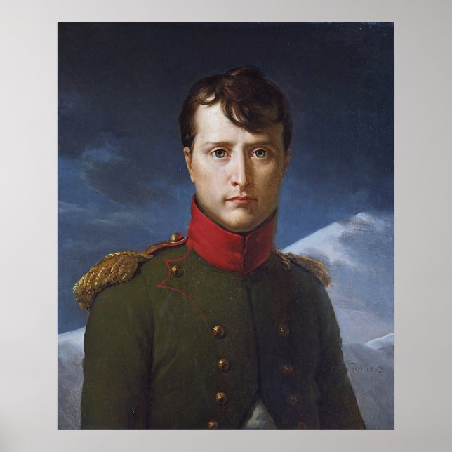 Portrait von Napoleon Bonaparte First Consul Poster (Vorne)