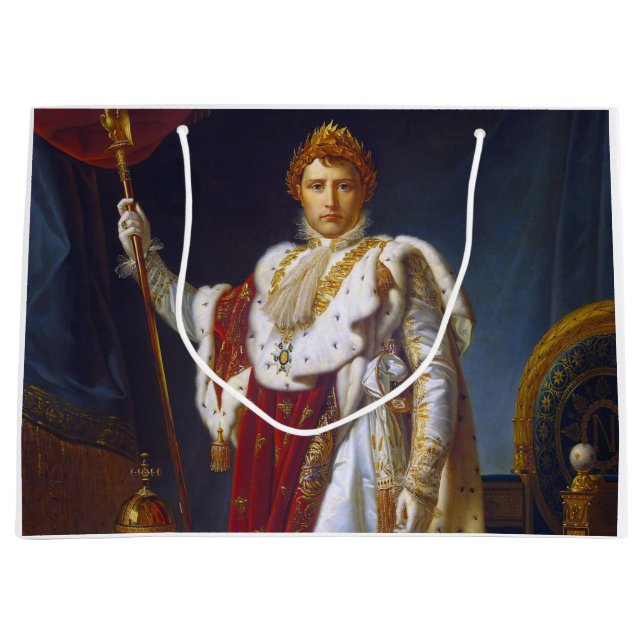Portrait von Napoleon Bonaparte, Francois Gérard Große Geschenktüte (Vorderseite)