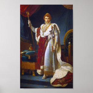 Portrait von Napoleon Bonaparte, Francois Gérard Poster
