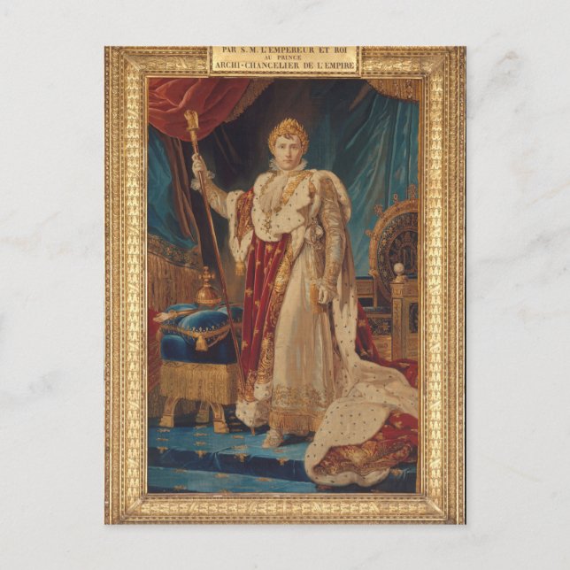 Portrait von Napoleon I | 1808-11 Postkarte (Vorderseite)