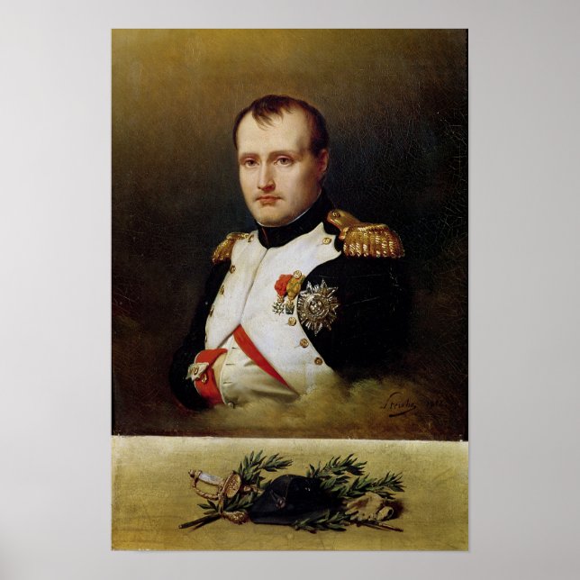 Portrait von Napoleon I 1812 Poster (Vorne)