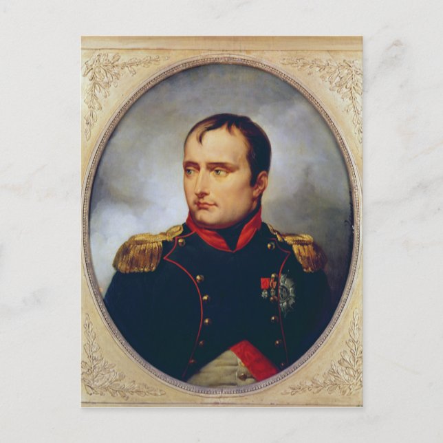 Portrait von Napoleon I, 1815 Postkarte (Vorderseite)
