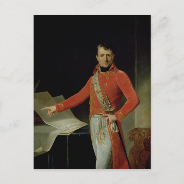 Portrait von Napoleon I Postkarte (Vorderseite)