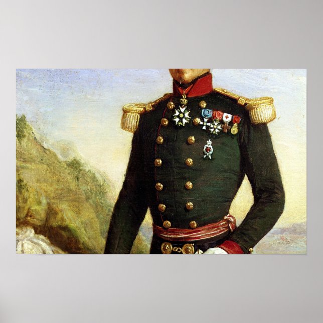 Portrait von Napoleon III 1852 Poster (Vorne)