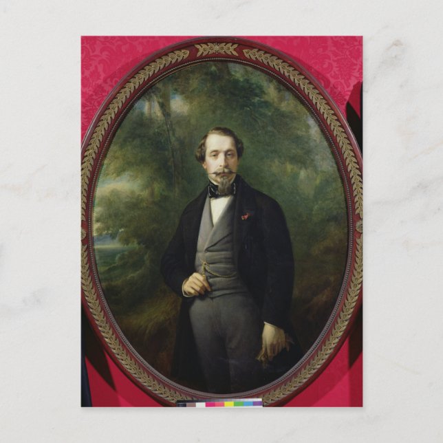 Portrait von Napoleon III c.1857 Postkarte (Vorderseite)
