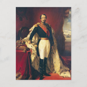 Portrait von Napoleon III Kaiser von Frankreich Postkarte
