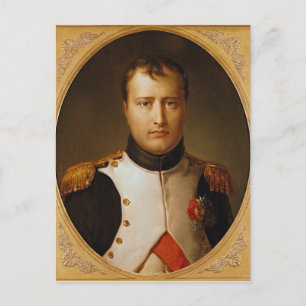 Portrait von Napoleon in Uniform Postkarte