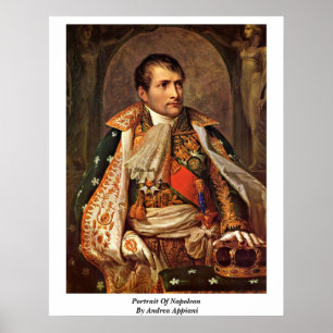 Portrait von Napoleon von Andrea Appiani Poster