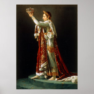 Portrait von Napoleon von David Poster