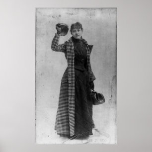 Portrait von Nellie Bly Poster