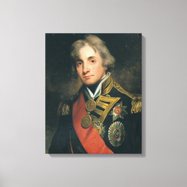 Portrait von Nelson Leinwanddruck (Vorderseite)