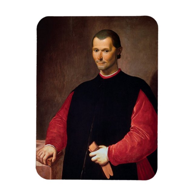Portrait von Niccolò Machiavelli Magnet (Vertikal)