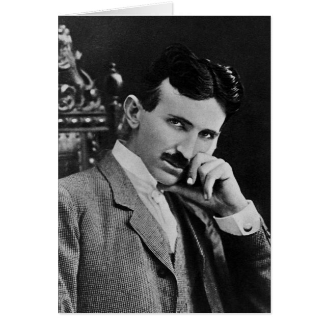 Portrait von Nikola Tesla (Vorne)