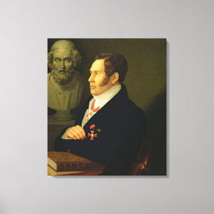 Portrait von Nikolay Gnedich, 1839 Leinwanddruck