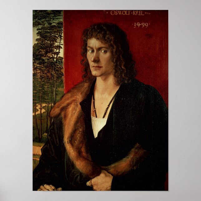 Portrait von Oswolt Krel, 1499 Poster (Vorne)