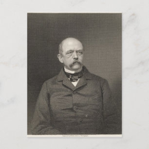 Portrait von Otto von Bismarck Postkarte
