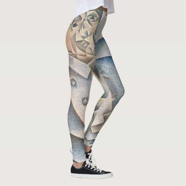 Portrait von Pablo Picasso von Juan Gris Leggings (Rechts)