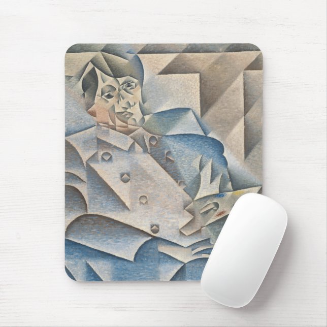 Portrait von Pablo Picasso von Juan Gris Mousepad (Mit Mouse)