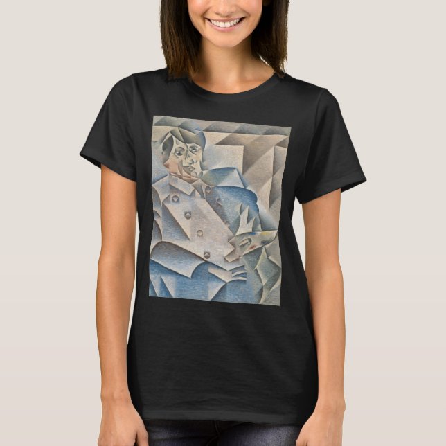 Portrait von Pablo Picasso von Juan Gris T-Shirt (Vorderseite)
