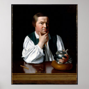 Portrait von Paul Revere Poster