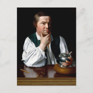 Portrait von Paul Revere Postkarte