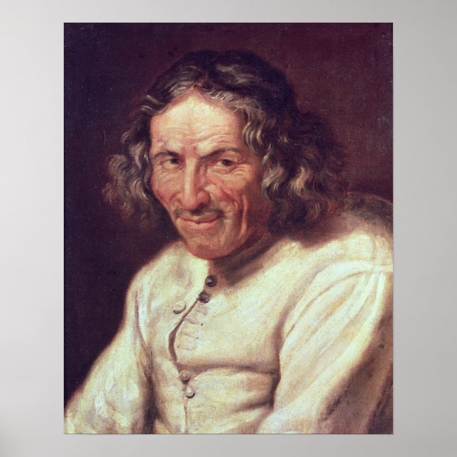 Portrait von Paul Scarron Poster (Vorne)