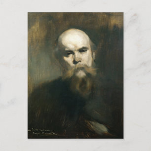 Portrait von Paul Verlaine 1890 Postkarte