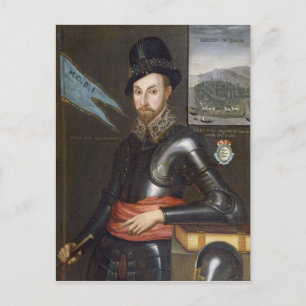 Portrait von Peregrine Bertie Postkarte