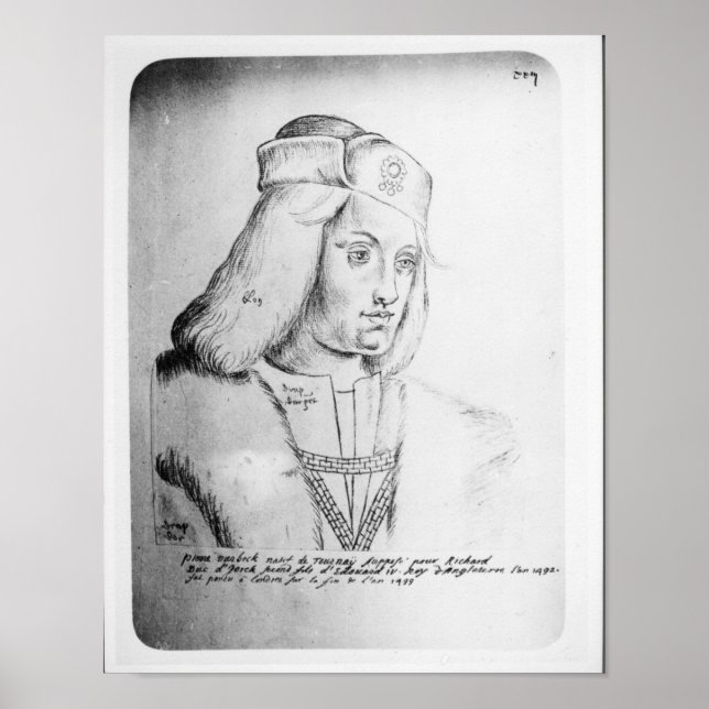 Portrait von Perkin Warbeck Poster (Vorne)