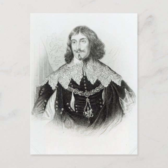 Portrait von Philip Herbert Postkarte (Vorderseite)