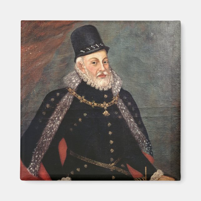 Portrait von Philip II von Spanien 2 Magnet (Vorne)