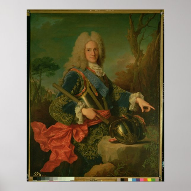 Portrait von Philip V Poster (Vorne)