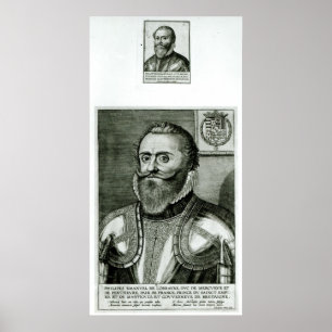 Portrait von Philippe-Emmanuel de Lorraine Poster