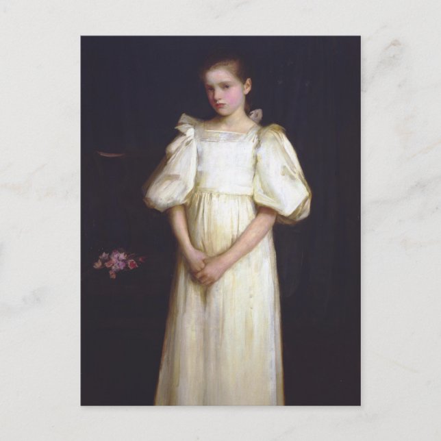 Portrait von Phyllis Waterlow von John Waterhouse Postkarte (Vorderseite)