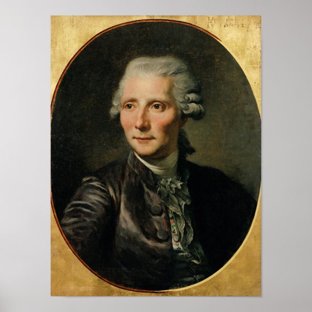 Portrait von Pierre Augustin Caron de Poster (Vorne)