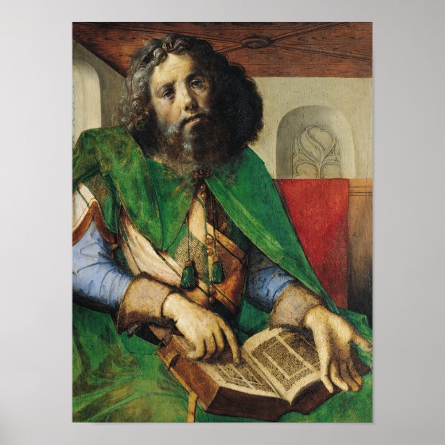 Portrait von Plato c.1475 Poster (Vorne)