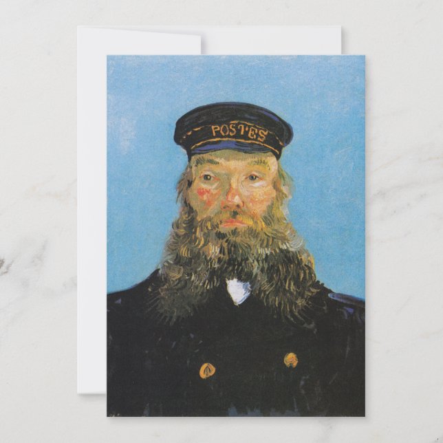 Portrait von Postman Roulin | Vincent van Gogh (Vorderseite)